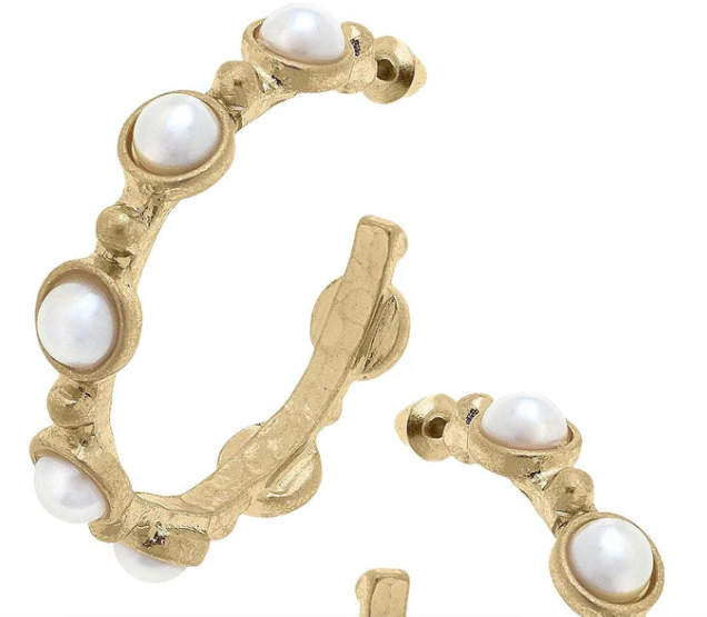 Luna Pearl Hoop