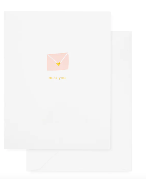 Miss You Card