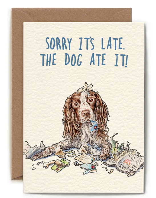 Late Spaniel Card