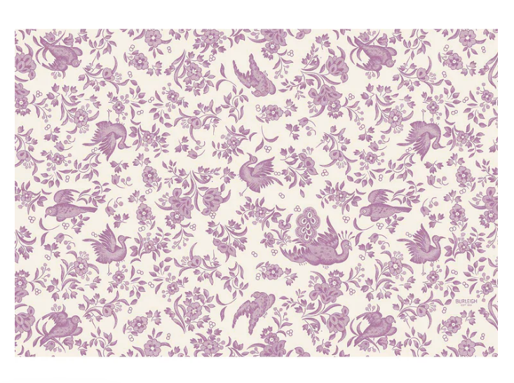 Paper Placemat | Lilac Regal Peacock