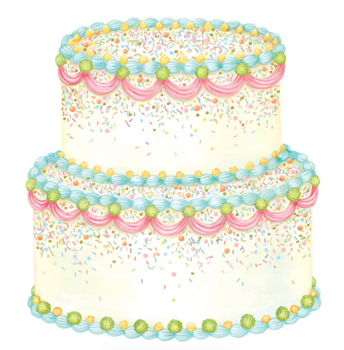 Paper Placemat | Die Cut Birthday Cake