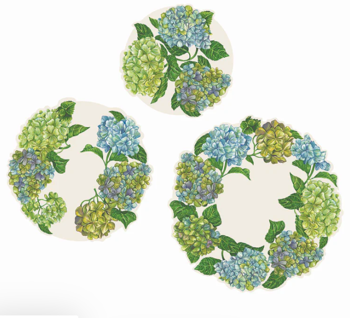 Hydrangea Serving Papers