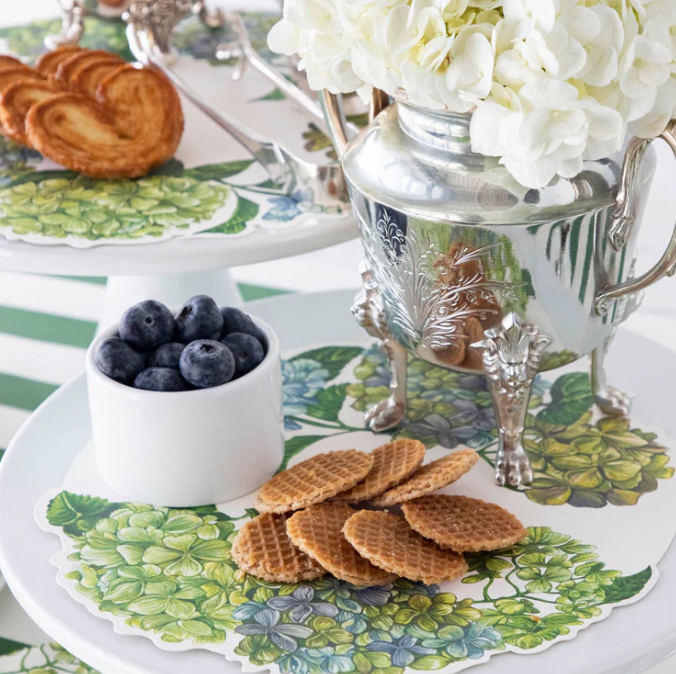 Hydrangea Serving Papers