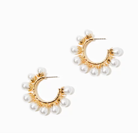 Pearl Perfect Hoop Earrings