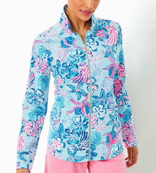 Leona UPF 50+ Zip-up | Bahamas Beachcomber