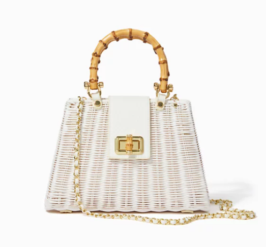 Leena Top Handle Bag | Resort White