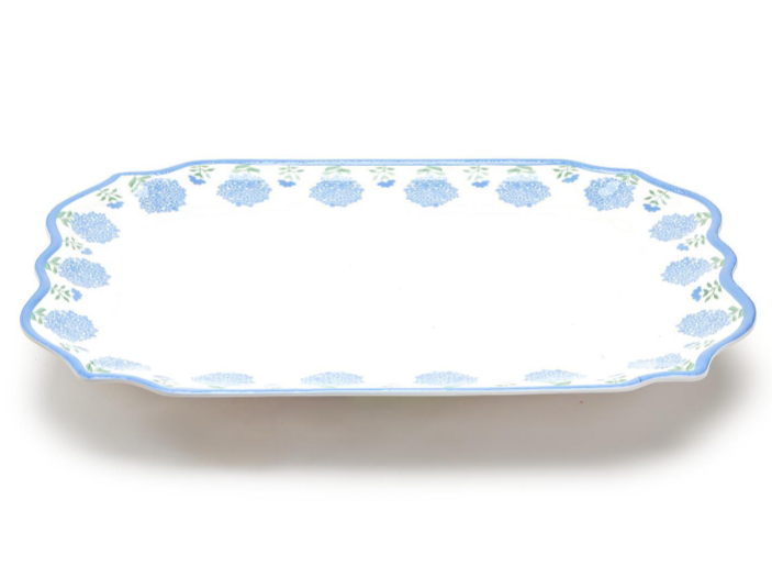 Hydrangea Melamine Platter
