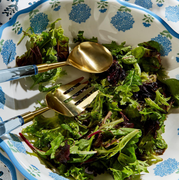 Hydrangea Melamine Bowl