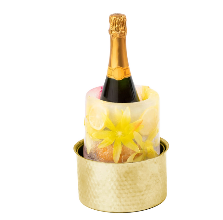Ice Mold Wine Chiller | Gold