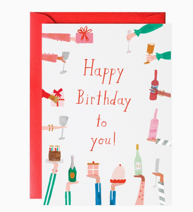 Rather Deserving Birthday Card