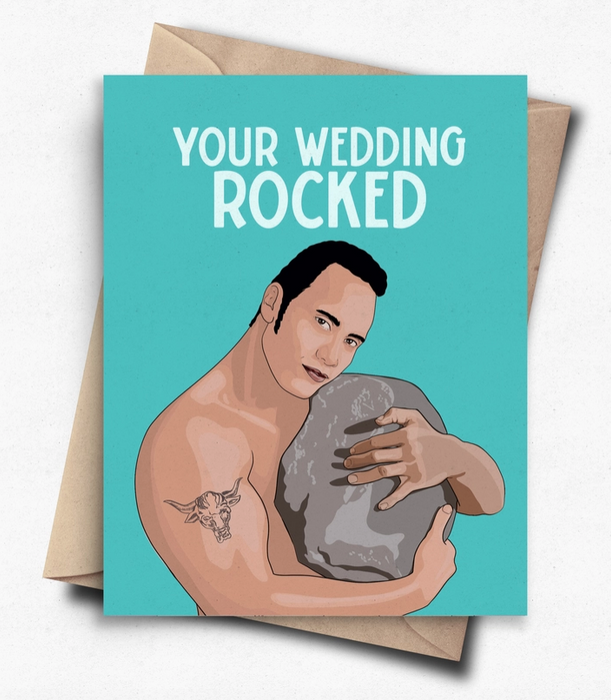 Wedding Rocked Card