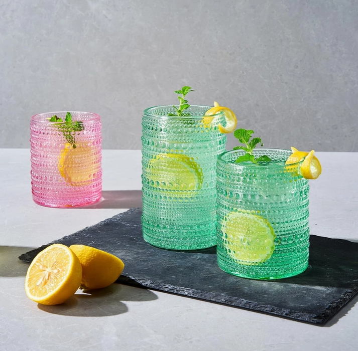Hobnail Drinking Glass | Medium