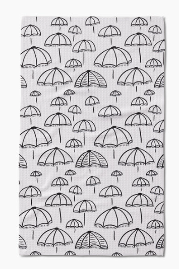 Geometry Tea Towel | Summer Umbrellas