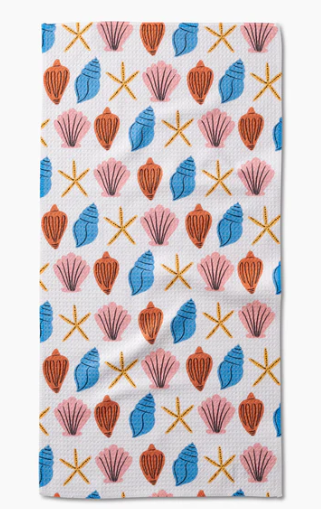 Geometry Bar Towel | Seashell Collection