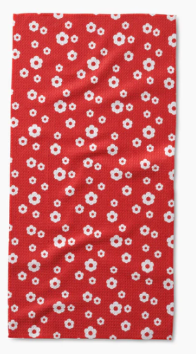Geometry Bar Towel | Sunny Flowers