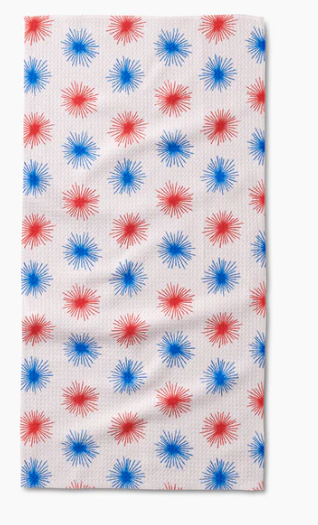 Geometry Bar Towel | Sparkler Splash