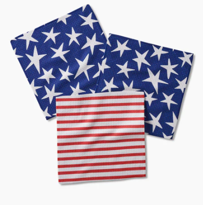 Geometry Dishcloth Set | Stars and Stripes