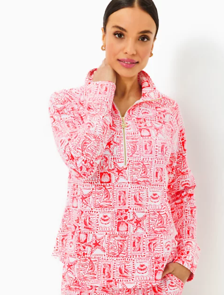 UPF 50+ Skipper Popover | Mizner Red Seaside Harbor