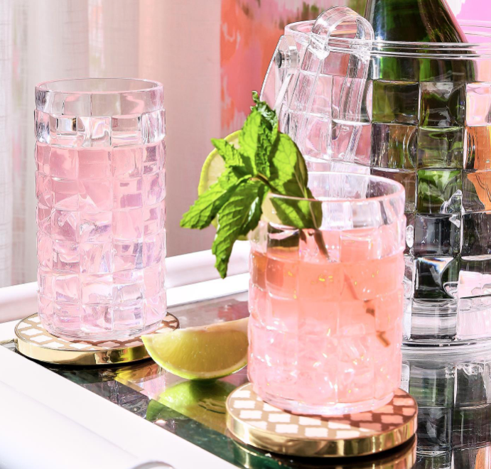 Cube Acrylic drinking Glasses | Smal