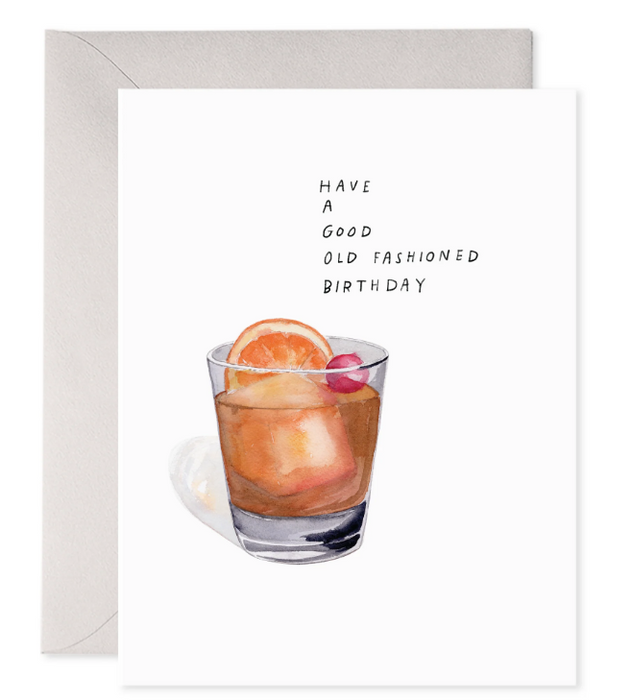 Old Fashioned Bday Card
