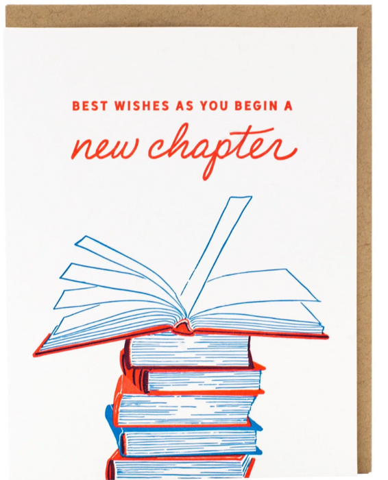 Stack of Books Congratulations Card