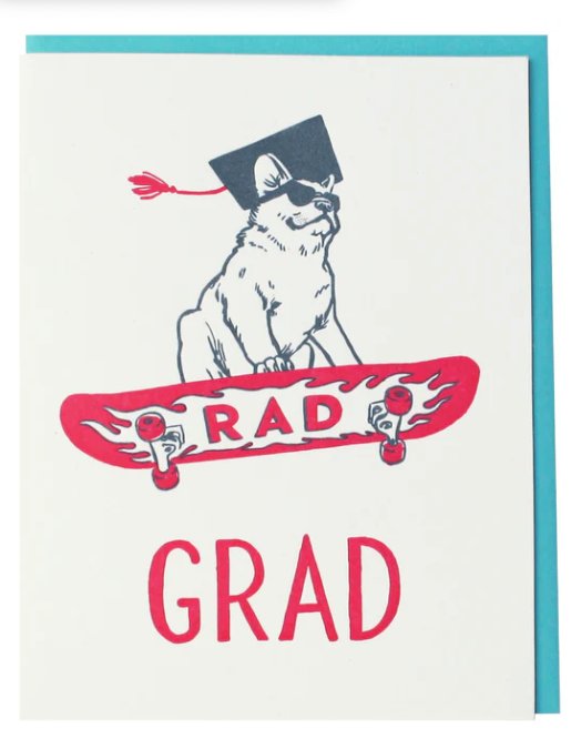 Rad Dog Graduation Card