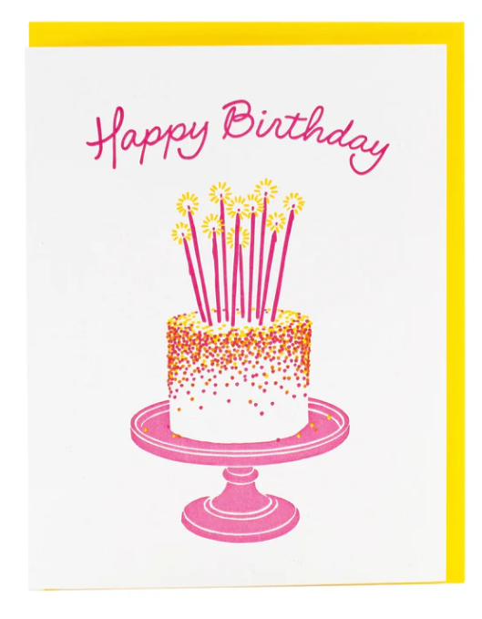 Fancy Cake Birthday Card