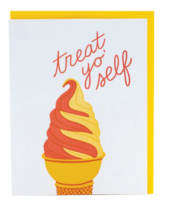 Twisty Froyo Cone Birthday Card