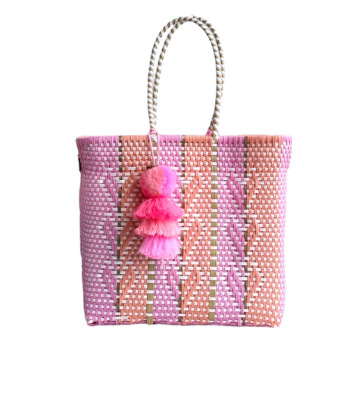Medium Tote | Heart Reflection in Melon