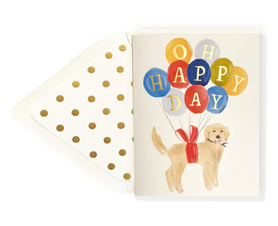 Golden Retriever Oh Happy Day