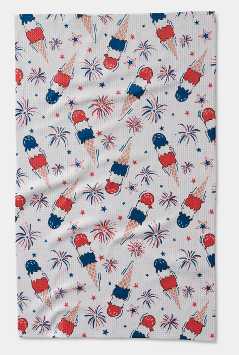 Geometry Tea Towel | Ice Cream Celebration