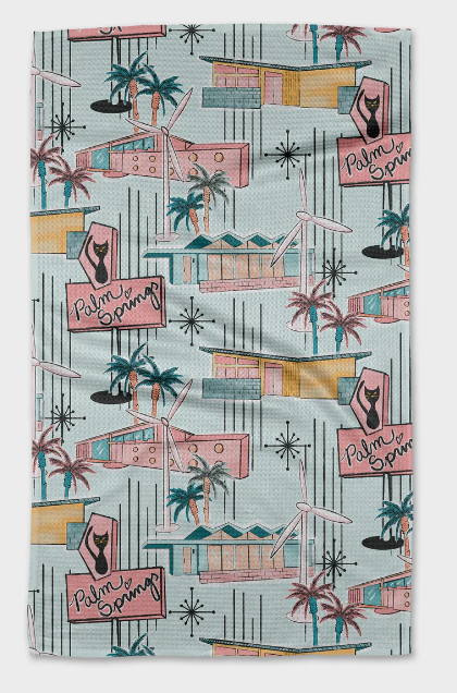 Geometry Tea Towel | Mid Century