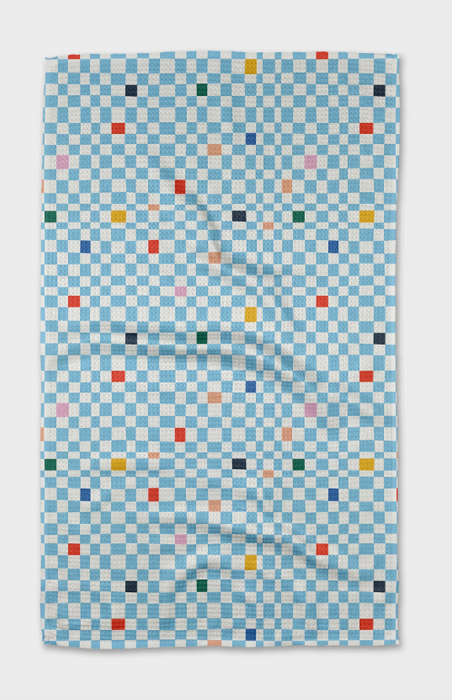 Geometry Tea Towel | Happy Check