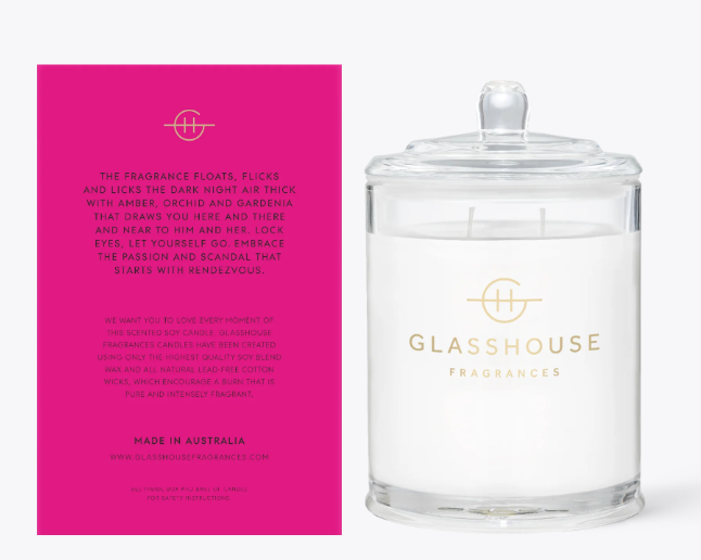 Glasshouse 13.4oz Candle | Rendezvous