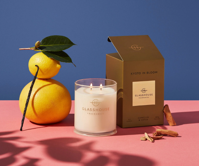 Glasshouse 13.4oz Candle | Kyoto in Bloom