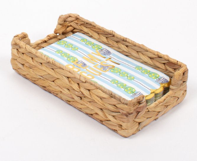 Natural Woven Guest Towel Holder