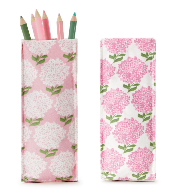 Pink Hydrangea Standing Eyeglass Holder