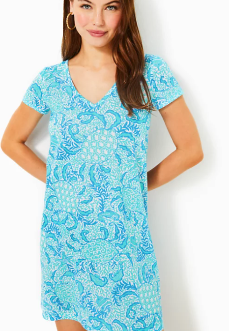 Etta V Neck Dress | Resort White Goombay Grooves