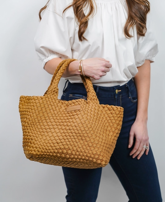 Woven Tote | Camel