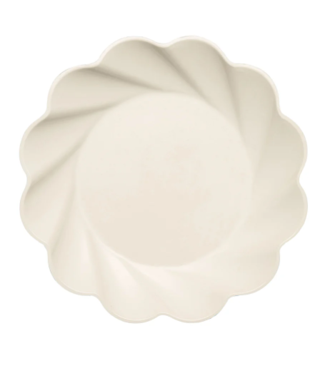 Eco Compostable Cream Dinner Plate