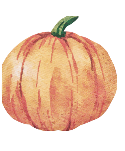 Pumpkin Die Cut Lunch Napkins