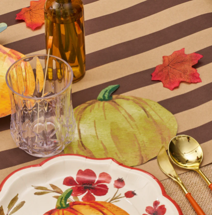 Pumpkin Die Cut Lunch Napkins