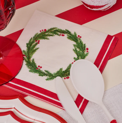 Merry & Bright Cocktail Napkin