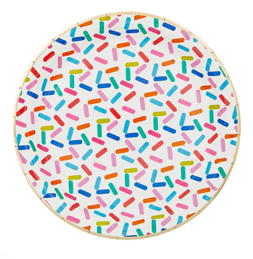 Sprinkles Cake Plates