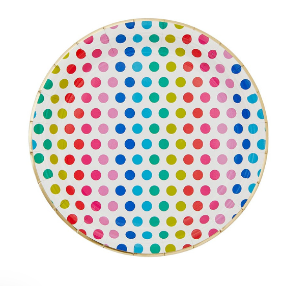 Bright Dots Cake Plates