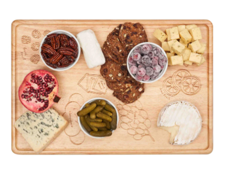 MLAH  Meg Quinn 18"x12" Rectangle Charcuterie Board