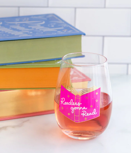 Readers Gonna Read Stemless Wine Glass