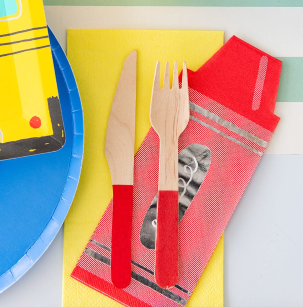School Days Large Crayon Napkins