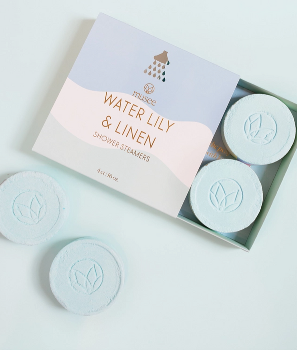 Water Lily and Linen Shower Steamer