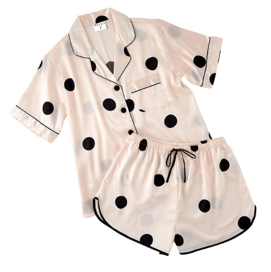 Blush Dot Short  Pajamas